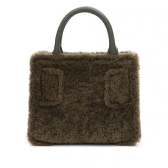 Brandon Blackwood Green Shearling Kuei Bag - Picture 5 of 9